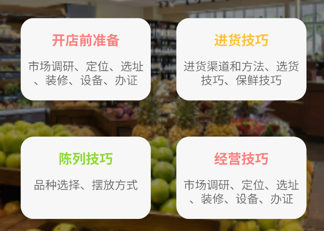 自己怎么開一家水果店？這份攻略請收好！